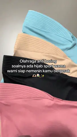 tinggal pilih warna sesuai vibes hari ini🥰🥰 #hijabsport #bergosport #fyppppppppppppppppppppppp #fyp #fypシ゚ 