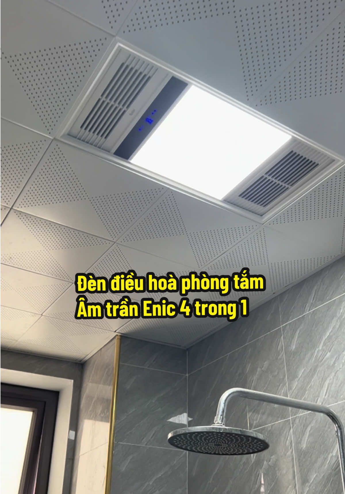 ☘️ Đèn điều hòa phòng tắm âm Trần Enic D22 . Mua về mà ưng thật sự . Tích hợp 4 chức năng trong 1 sản phẩm . Đẹp- Hiện đại . Chân ái lắm #nhan_9292 #viral #dendieuhoaphongtam #enic #nhadep 
