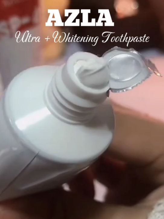 Legit na nakakaputi ng ngipin guys!   use sp4 blue in the morning for longer lasting fresh breath.  use sp4 at night for teeth whitening.  #azlatoothpaste #sp4ultrawhiteningtoothpaste #azla #whiteningtoothpaste #ultrawhitening 
