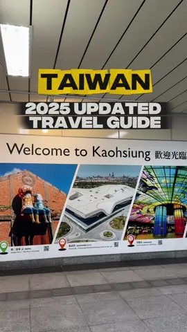 TAIWAN Travel Guide 2025! 🇹🇼 Save money on your klook bookings using this 5% discount code: KLOOKLONKL #travelguide #taiwan #kaohsiunginternationalairport✈️  #taiwanluckyland #etravelgovph 