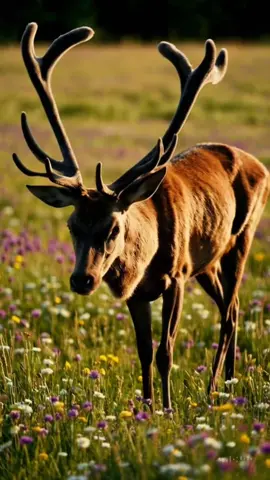 Strength among petals. #cinematic #forest #nature #epic #deer 