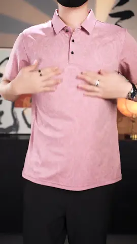 🔥🤩New summer style ice silk lapel short-sleeved polo shirt#foryou #summerlooks #tiktokshop 