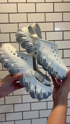 #Crocs Adult Echo RO Clogs 🩵 #sandals #clogshoes #OOTD #TiktokShopCreatorPicks 