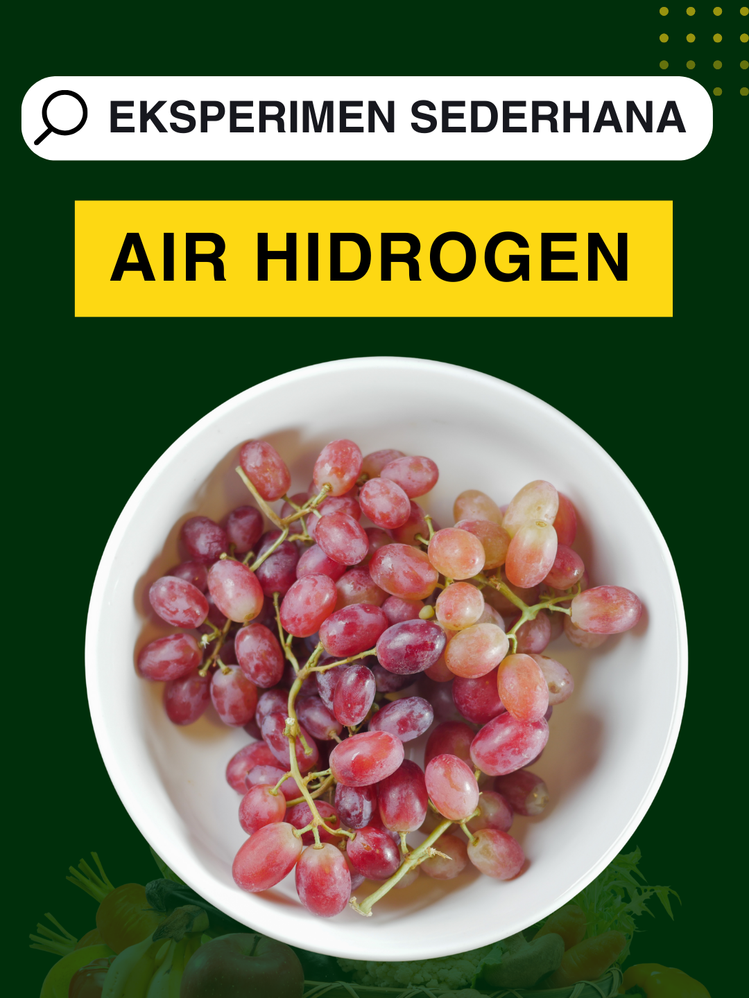 Eksperimen Anggur Pernah kepikiran nggak, apa bedanya kalau buah anggur direndam dalam air mineral biasa dibandingkan dengan air hidrogen? 🤔 Kami melakukan eksperimen sederhana untuk melihat bagaimana kedua jenis air ini bekerja pada buah anggur. Hasilnya cukup mengejutkan! 👀✨ Yuk, simak langkah-langkah eksperimen dan temukan bedanya langsung #healthyway #edukasikesehatan #infokesehatan #eksperimen #hidrogen #vitasprings #airhidrogen #antioksidantinggi #superantioxidant