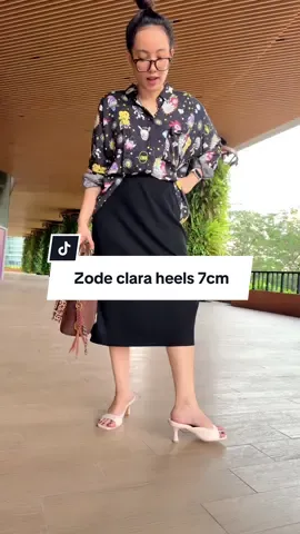 Sepatu heels dengan tinggi 7cm dan nyaman dipakai #sandal #sandalwanita #sandalzode #rekomendasikameggapernahsalah #kameg 