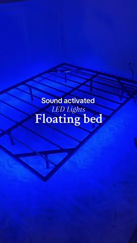 The perfect bedroom upgrade  #floatingbed #floatingbedframe #kidsbedroom #bedframe #tiktokshopcreatorpicks 