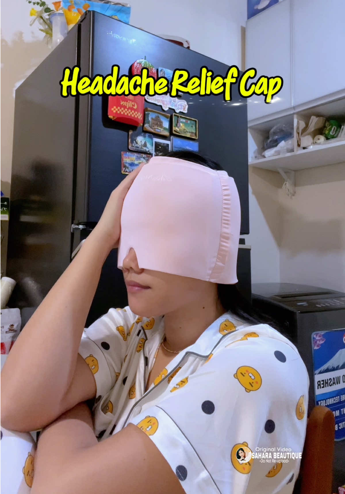 Headache relief cap. #headacherelief #headachereliefcap #migrainerelief #migrainereliefcap #headachereliefhack 