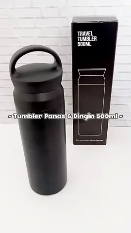 kalo botol minumnya aesthetic gini sih jadi gak males minum air putih lagi😍 #tumbler #tumblerpanassejuk #500ml #botolminum 