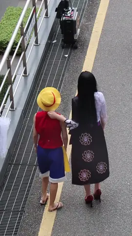 Luffy & Hancock😊 #animes #manga #game #movie #makeup #fyp   #onepiece #onepiececosplay #luffycosplay #hancockcosplay #cos #cosplay #cosplayer #cosplaygirl
