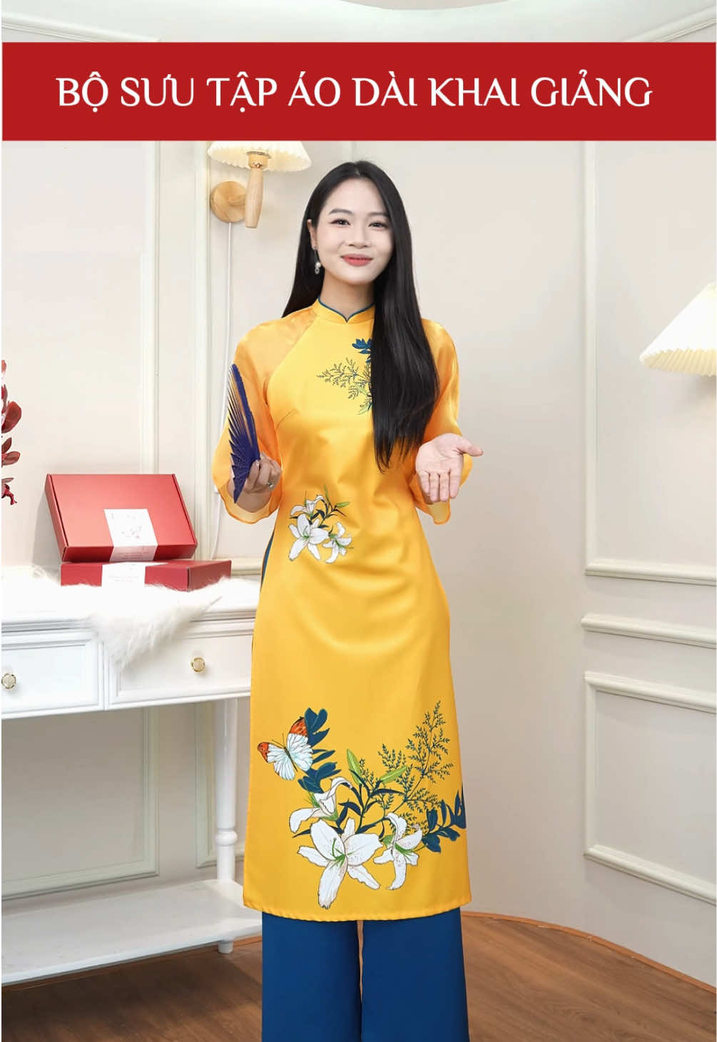 Áo dài Linh Ly - BST chào khai giảng 2025 #aodaigiaovien #giaovien #aodaidep #econice #xuhuong 