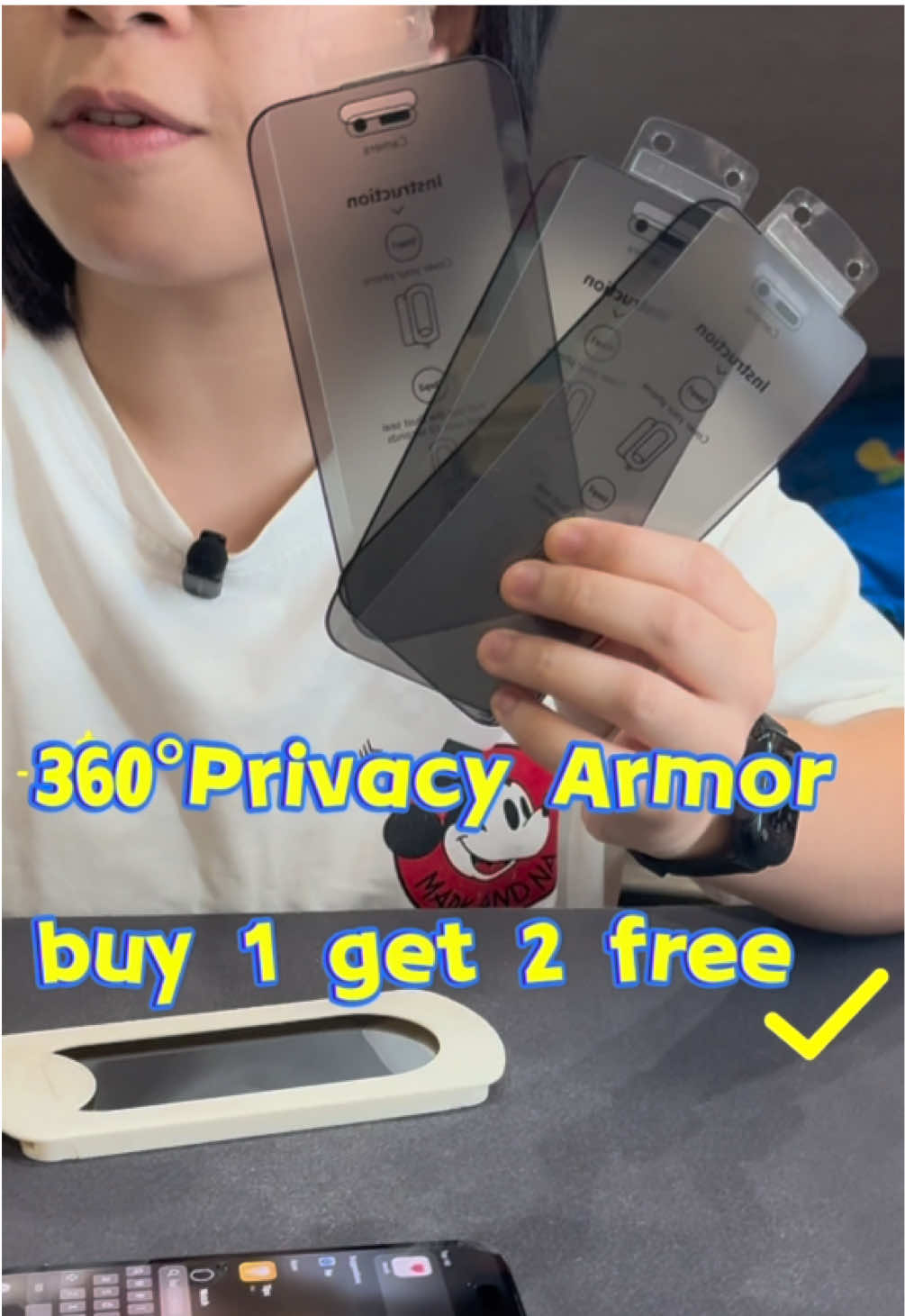 360° Privacy Armor Strong and tough,like a soldier protect your phone! Full angle anti-spy design protect your phone privacy all the time! The sale is on,buy one get two free now!Don’t miss out!#screenprotector #rushtok2025 #iphone #antispy #privacyprotection 