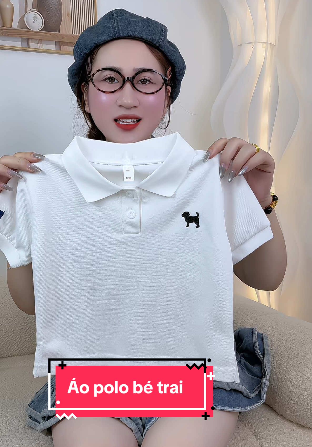Áo polo bé trai 😍#thoitrangtreem #quanaotreem #thoitrangchobeyeu #aopolochobe #aopolobetrai 