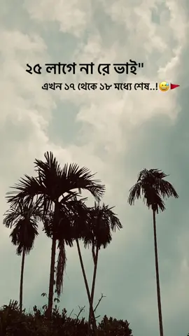২৫ লাগে না রে ভাই, এখন ১৭ থেকে ১৮ মধ্যে শেষ!😅#vairalvideo #ক্যাপশন #capshon_video #caption #foryou 