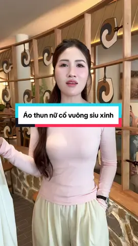 Áo thun nữ cổ vuông dài tay siêu có giãn thoải mái #aothun #aothunnu #aothunxinh #anhlonglanh #anhlonglanhreview 