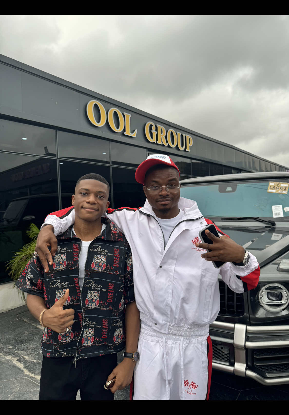 Mbappe at @OOL_AUTOS 😩 Thanks for coming sir. We remain the most trusted auto dealer. You will love it 😍  Outfit: High Vogue Call/WhatsApp: +234 703 192 0541 for any car 🚗  • • • #fyp #football 