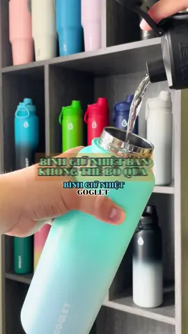 Một chiếc bình hè này không thể thiếu của nhà GOGLET #goglet #binhnuoc #binhgiunhiet #binhnuocgiunhiet #binhnuocthethao 