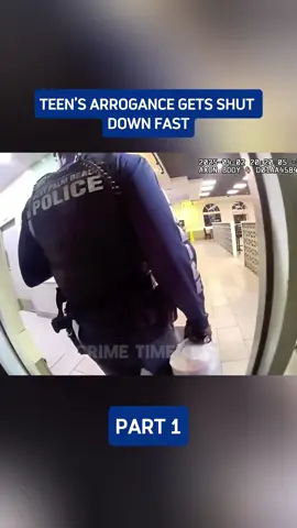 Teen’s Arrogance Gets Shut Down Fast #cops #bodycamcops 