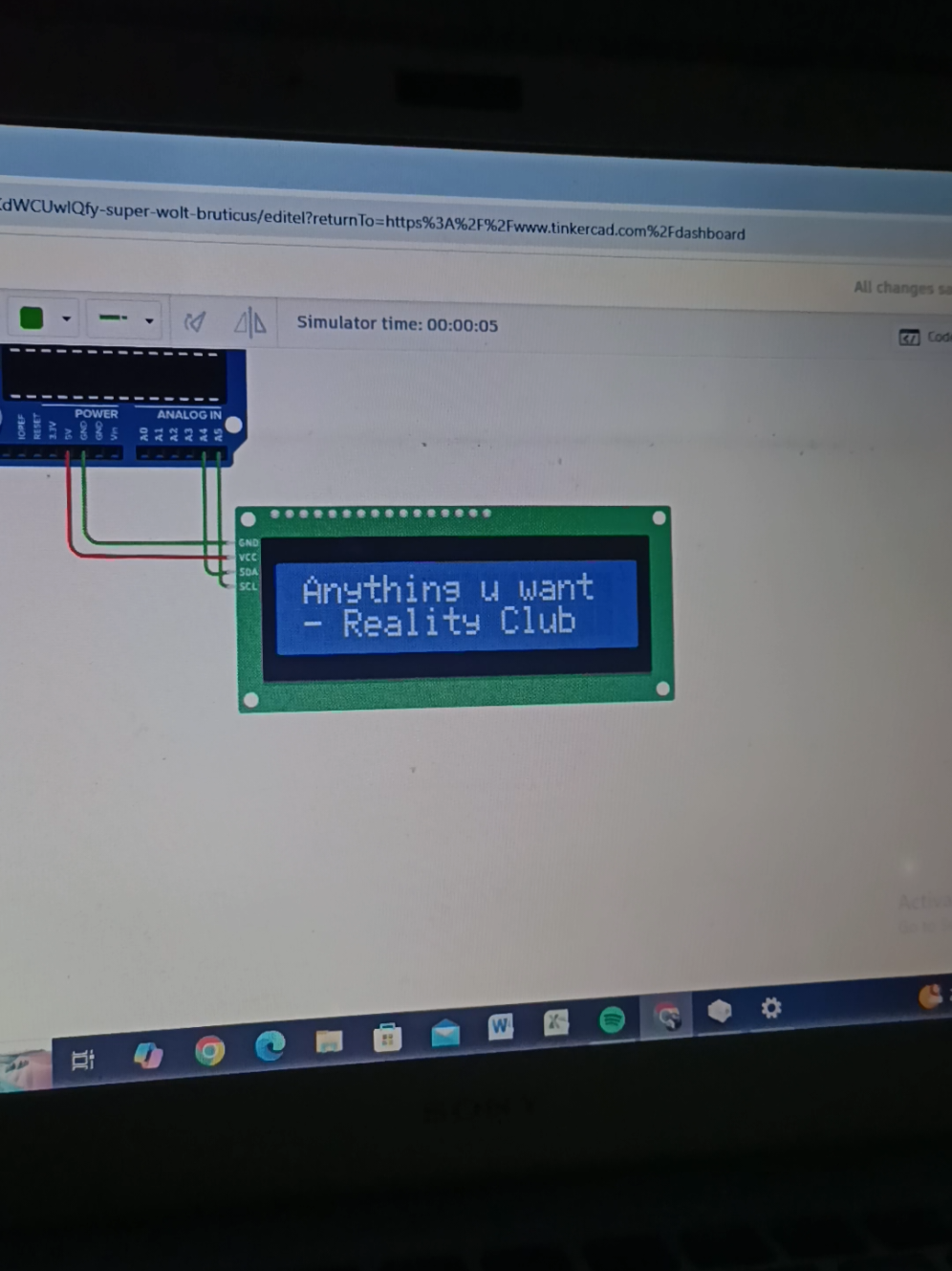 Anything u want - Reality Club #realityclub #lyrics #arduino #elektronik #fyp 