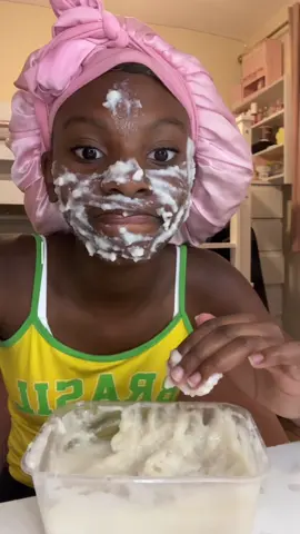 MAKE A RICE FACE MASK WITH ME!! | sorry it’s so long 💔😔| #fyp #ricemask #chaotic #skincare #viral 