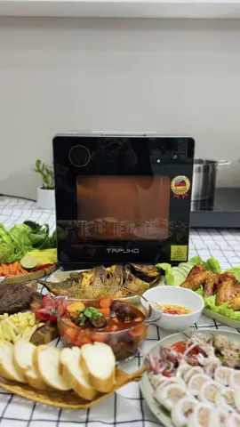 Nấu 5 món chỉ với 1 thiết bị nhà bếp? Xem ngay tới cuối video để biết secret của ngày hôm nay nha! #tapuho #noichienhoinuoc #tsf16color #noichien