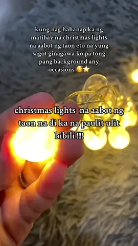 hanap mo ba christmas lights na matibay na magagamit mo pa taon taon at any occasions pede mo pang backdrop eto na yon ! #chrismaslights #christmasdecor 