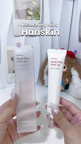 Kem chống nắng nâng tone hàn quắc siu êm luôn â 😘 #BeautyWorld #Hanskin #KemChongNang #KemChongNangNangTone #OliveYoung