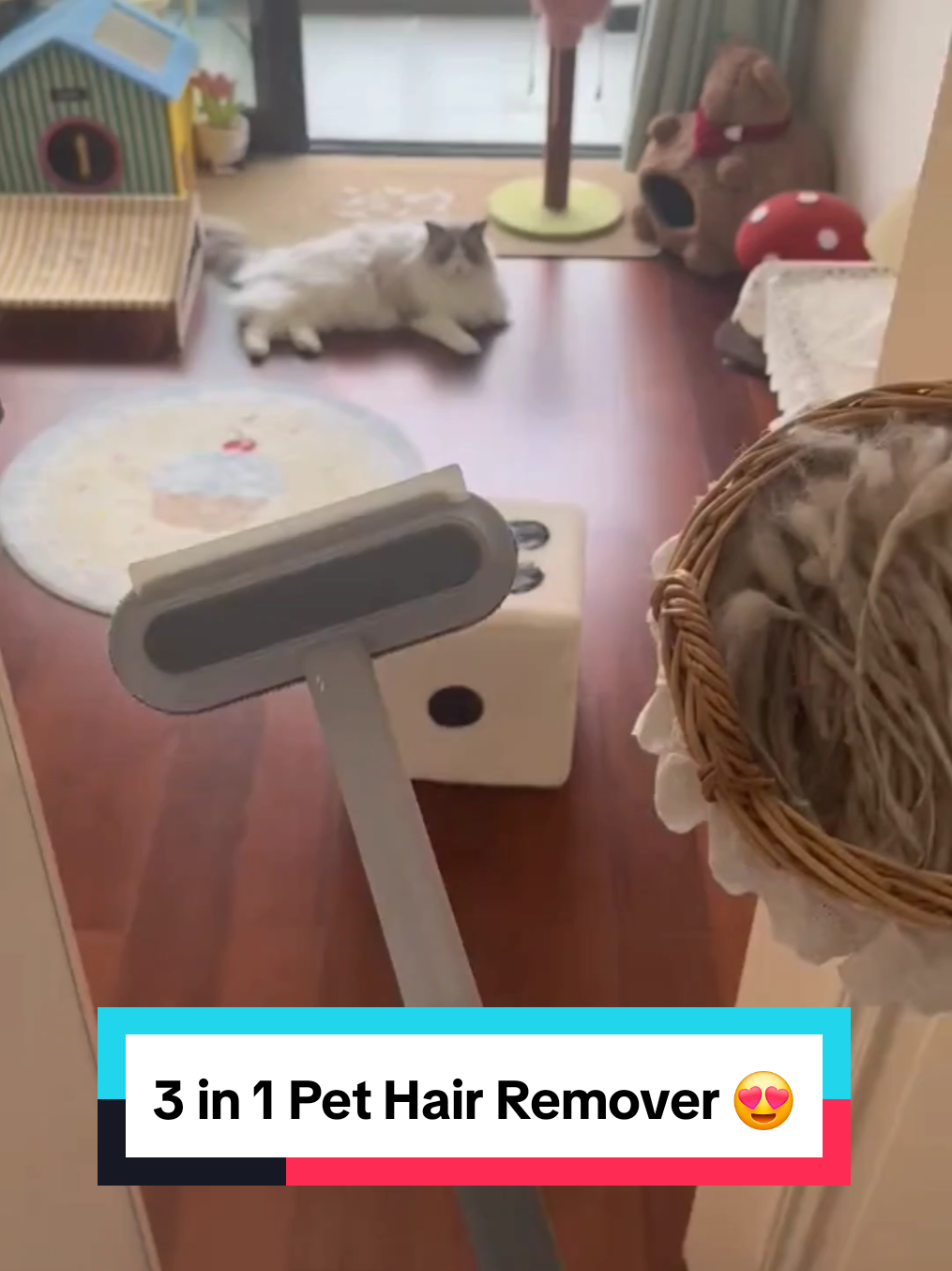 3 in 1 Pet Hair Remover 😍 #petproducts #pethairremover #petshop #shedding #cathair #pethair #pethairremoval #catshop 