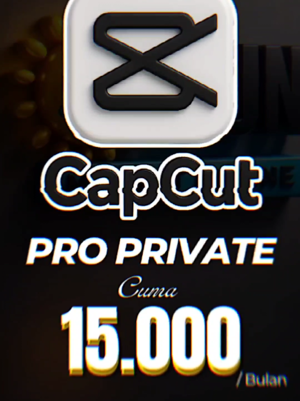 kapan lagi Capcut Pro murah cuma 15 ribu yareeuu 😎 #capcutpromurah #capcutpro #trend #yareu #fyp 