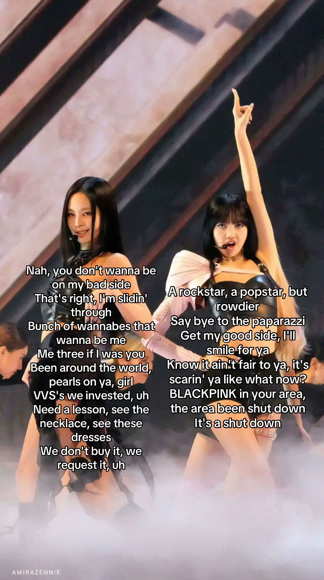 #JENLISA #jennie #lisa #lyrics #kpopfypシ 