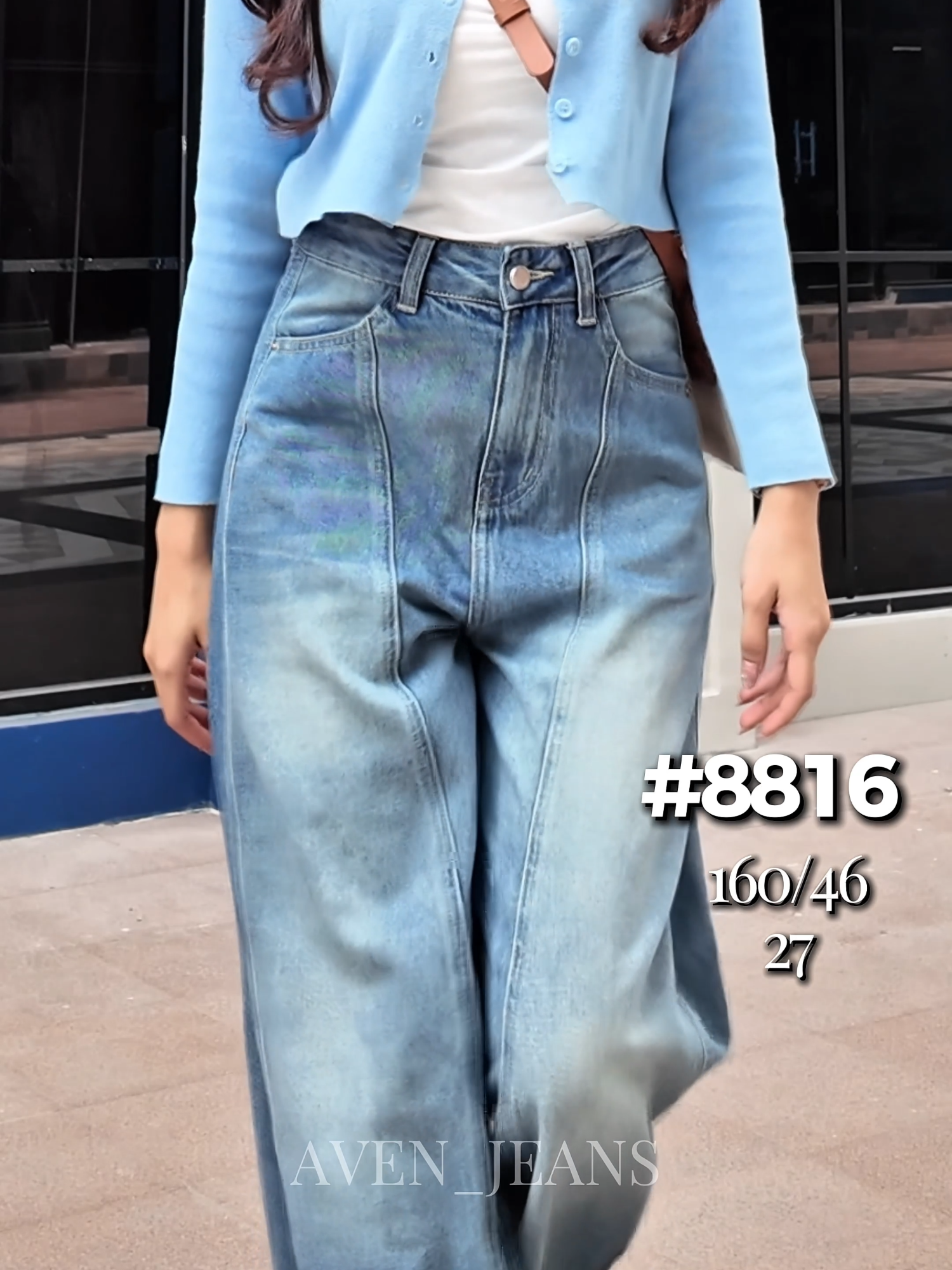A little denim goes a long way🥰 #jeans #barreljeans #outfit