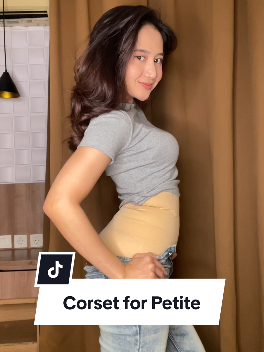 Corset for petite bestie 🤎 #korset #shapewear #brapushup #braseamless  #OOTD   