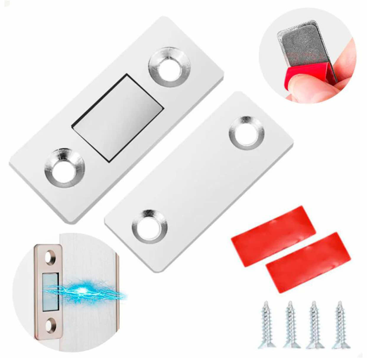 😱Porta de guarda-roupa que não fecha? Fecho Magnético resolve TUDO! #FechaPortaFacil #GuardaRoupaSeguro #TiktokBricolagemCasa