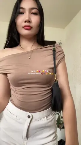 the outfit is giving pero ang sound track??? #fitcheck #outfitidea #OOTD ##classyoutfit 