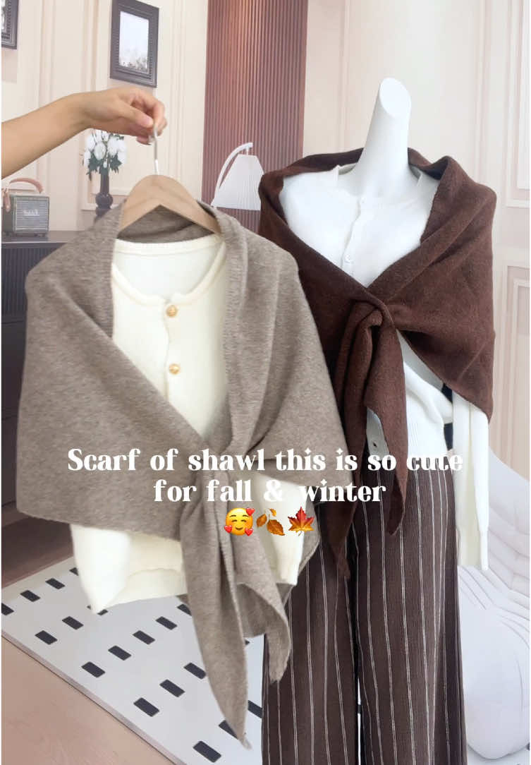 Scarf or Shawl this is so cute for fall & winter!! #dealsforyoudays #tiktokshopcreatorpicks #womensfashion #warmscarf #coffeetalk #midlifewomen #dailyshare #erfortlesseverydaystyle #wearandshare #stylesharer #midlifestyle!!!