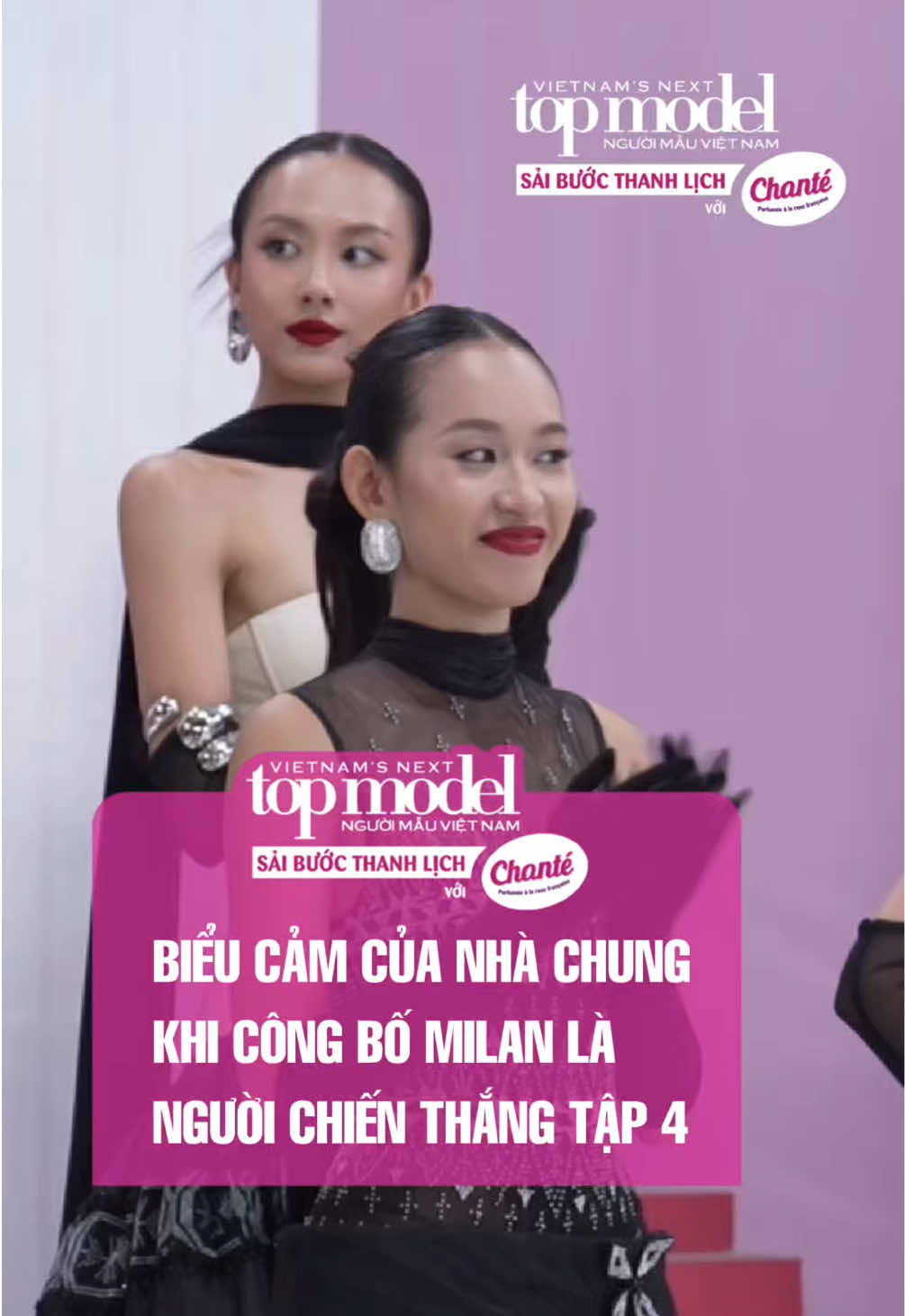 Biểu cảm của nhà chung khi công bố Milan là người chiến thắng tập 4 #VietnamNextTopModel2025 #VNTM2025 #nuocgiatxa8trong1 #saibuocthanhlich #chante 