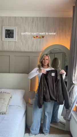 Outfits I can’t wait to wear this autumn 🤭🧸🤎 jacket is linked in my bio 🫶 @BERSHKA @asos #bershka #jacket #autumnoutfits #falloutfits #fyp 