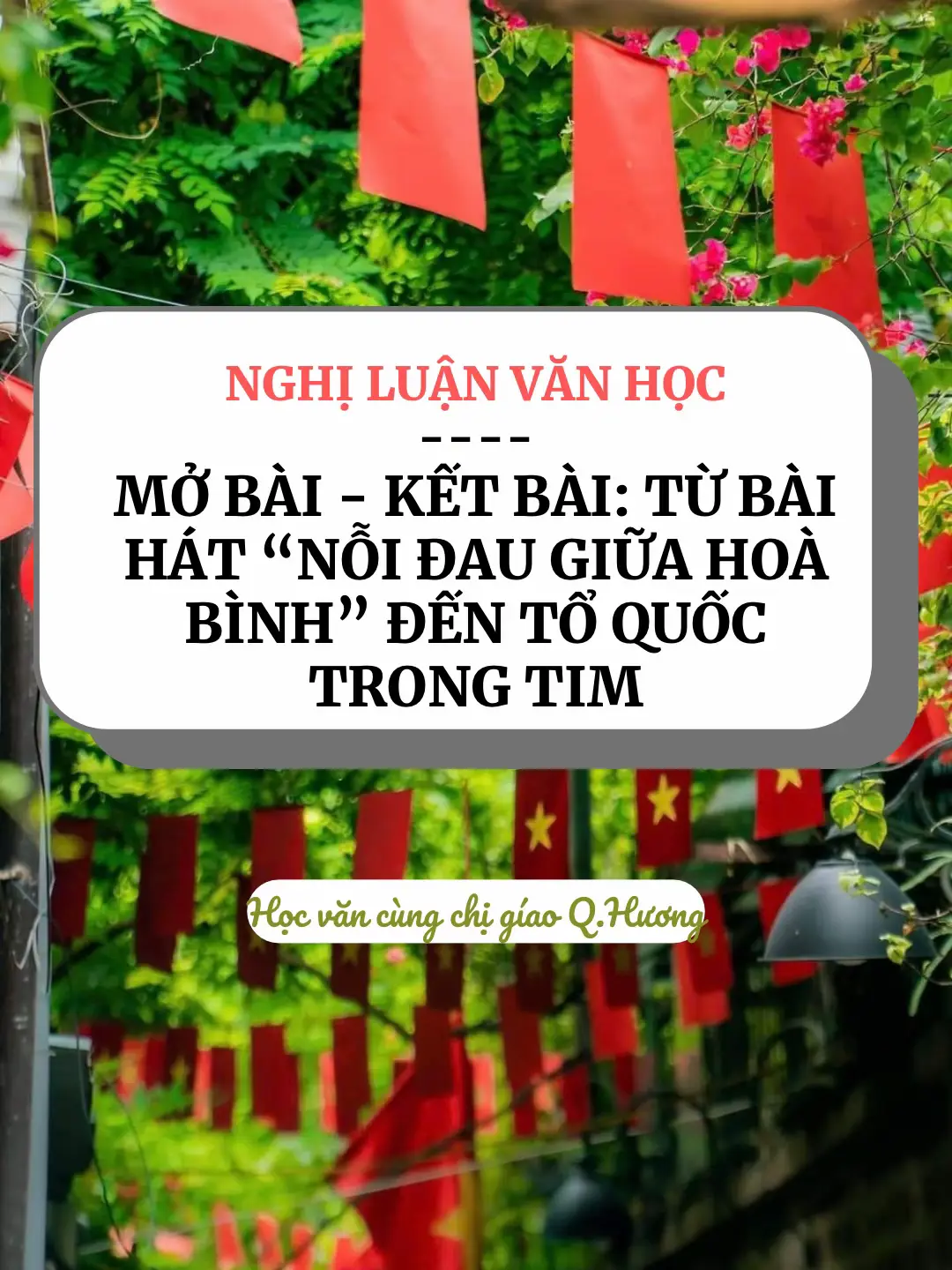 (Dành cho các bạn THCS & THPT. Và các bạn thí sinh tự do) 📝🌿 #vanhoc  #vanhocvietnam  #muado  #xuhuongtiktok  #viral  #xuhuong 