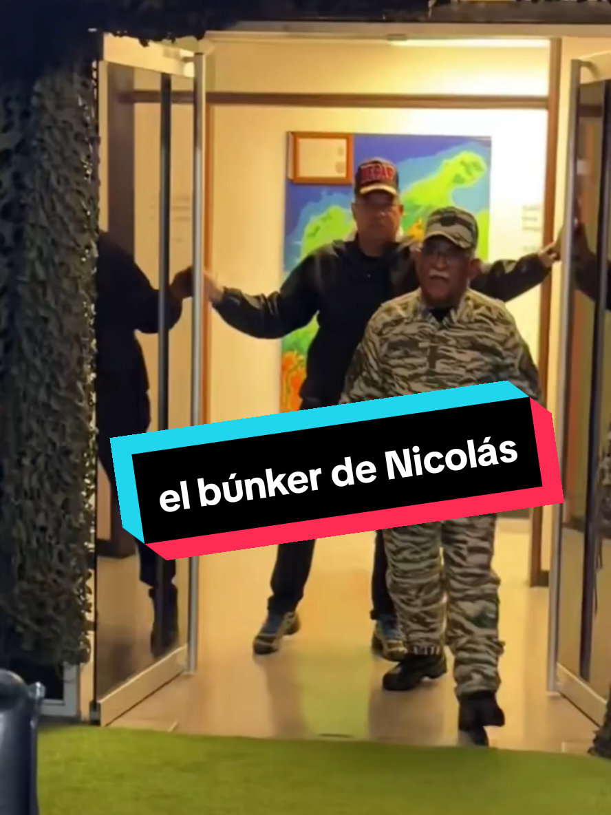 Nicolás Maduro hoy en el búnker