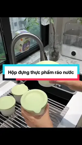 Hộp đựng thực phẩm tử lạnh ráo nước #giadungthongminh #giadungtienich #fyp #hopdungthucphamtulanh #hopdungthucphamtachnuoc 