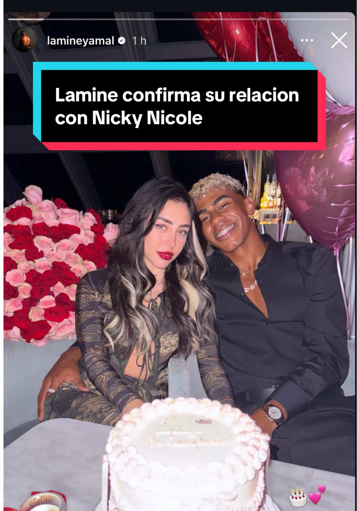 Nicky Nicole cuidame al niño 🥹❤️ (Feliz porque Lamine ya tiene novia) #lamineyamal #tiktokfootballacademy #humor 