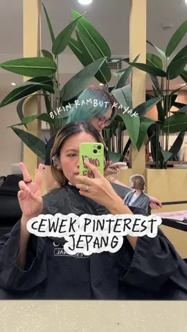 Kasih nama cewek Jepang yg cocok buat gue 🤣 Btw selalu suka sam hasilnya  @nobusalon Ini yg di Plaza Indonesia ya #hairtransformation #salon #salonjakarta  #japanesesalon 