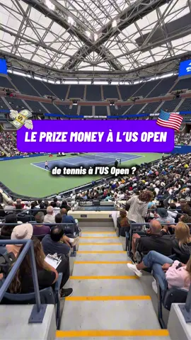 Combien gagne un joueur à l’US Open ? 💸 Dans cette vidéo je te donne les prize money du grand chelem américain ! 🇺🇸  #USOpen #prizemoney #prizemoneyusopen #tennis #tennisplayer 