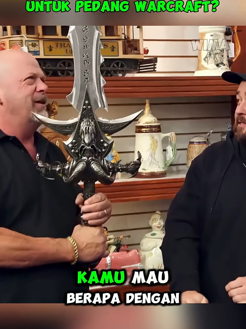 SIAPA SANGKA!, PULUHAN JUTA UNTUK PEDANG WARCRAFT_ #shorts #pawnshop #pawnstars #fyp #fyppppppppppppppppppppppppppppp 