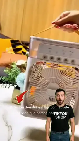 #tiktokshopbrasil #ventilador #casa #calor #humidificador 
