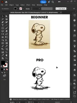 Adobe Illustrator 2025 - Tips to Sketched Art to Vector #ducthangds #designtools #illustratortricks #illustratortips #illustratortutorial 