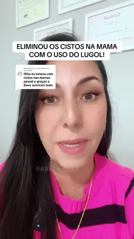 Respondendo a @Cris.Viana  Eliminou os cistos da mama com o uso do lugol! #nutricionistasonianaves #lugol #nutricionistacarnivora #dietacarnivora #cistos  @SoniaNavesNutri 