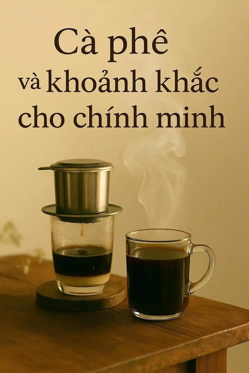 Có những lúc, điều ta cần không phải là thêm một cuộc hẹn, thêm một công việc hay thêm một bản kế hoạch chi chít. Điều cần thiết hơn cả lại là một khoảng dừng – nơi ta được ở lại với chính mình. Một tách cà phê sáng chính là cái cớ cho khoảng dừng đó. Khi hương cà phê lan tỏa, từng giọt chậm rãi rơi xuống, tâm trí cũng như được nhắc nhở: hãy sống chậm lại. Không cần vội vã lao đi tìm kiếm, chỉ cần ngồi xuống, thở thật sâu, lắng nghe nhịp tim mình đập. Trong nhịp sống quá nhanh của thành phố, việc ngồi yên trước một ly cà phê tưởng như xa xỉ. Nhưng chính sự “xa xỉ” ấy lại là món quà. Nó giúp ta tái tạo năng lượng, nuôi dưỡng tâm hồn, để sau đó bước ra ngoài đời sống với sự bình an vững vàng hơn. Và rồi, ta nhận ra: cà phê đâu chỉ để uống. Nó là nghi thức của sự quay về, một cây cầu nhỏ đưa ta từ bộn bề trở lại với sự tĩnh lặng bên trong. #tpyシ 