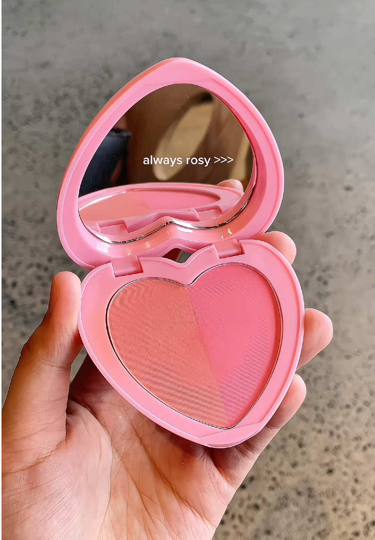 THE BEST BLUSH EVER!!! 😭😭💗💗 #chuchubeauty #blush #duoblush #chuchubeautyheartduoblush #heartduoblush 