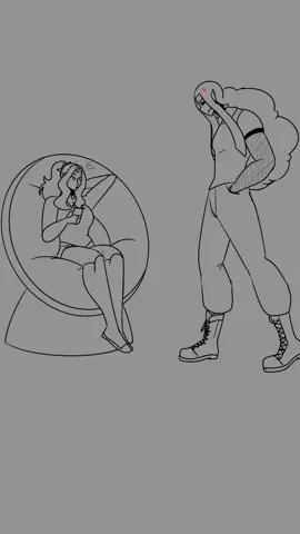 When your wrath demon celebrity boy toy demands attention on a grumpy day~ #giftart #animatic #friendsoc #ocart (Damien belongs to skysscribbles over on BSky~🦋) #procreatedreams 