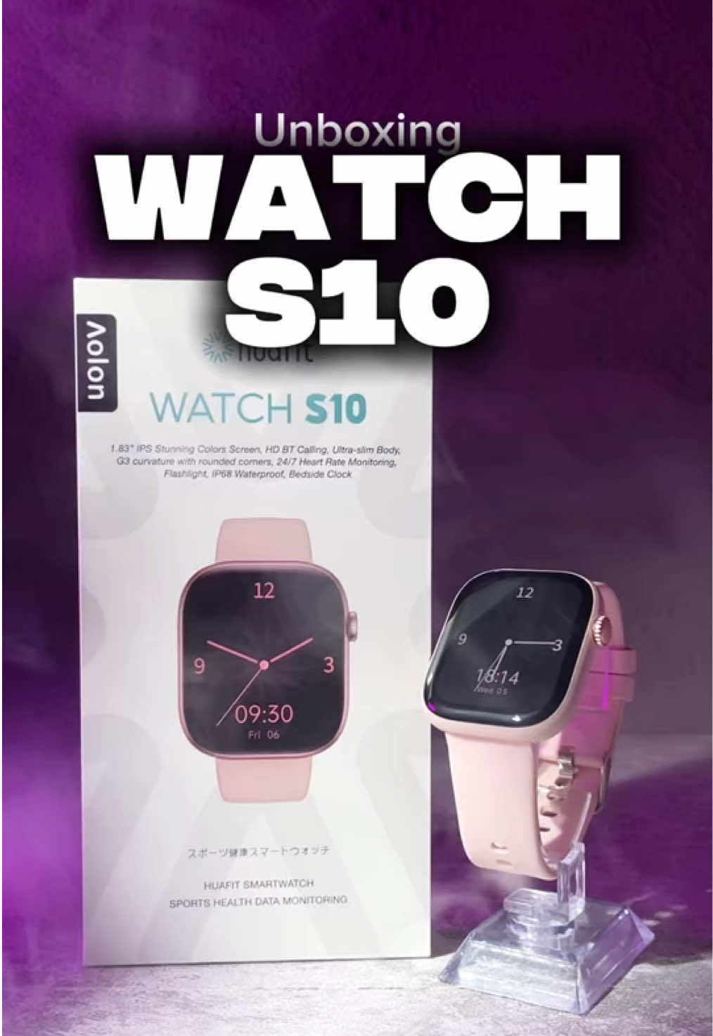 Here we go!!! Ini dia Huafit watch s10 yang hadir dengan membawa fitur baru loh , design nya pun makin asik ,so ga perlu berlama-lama,join live nya dan checkout sekarang juga !!! #huafitsmartwatch #smartwatchviral #smartwatchmurah #rekomendasi #paydaysale 